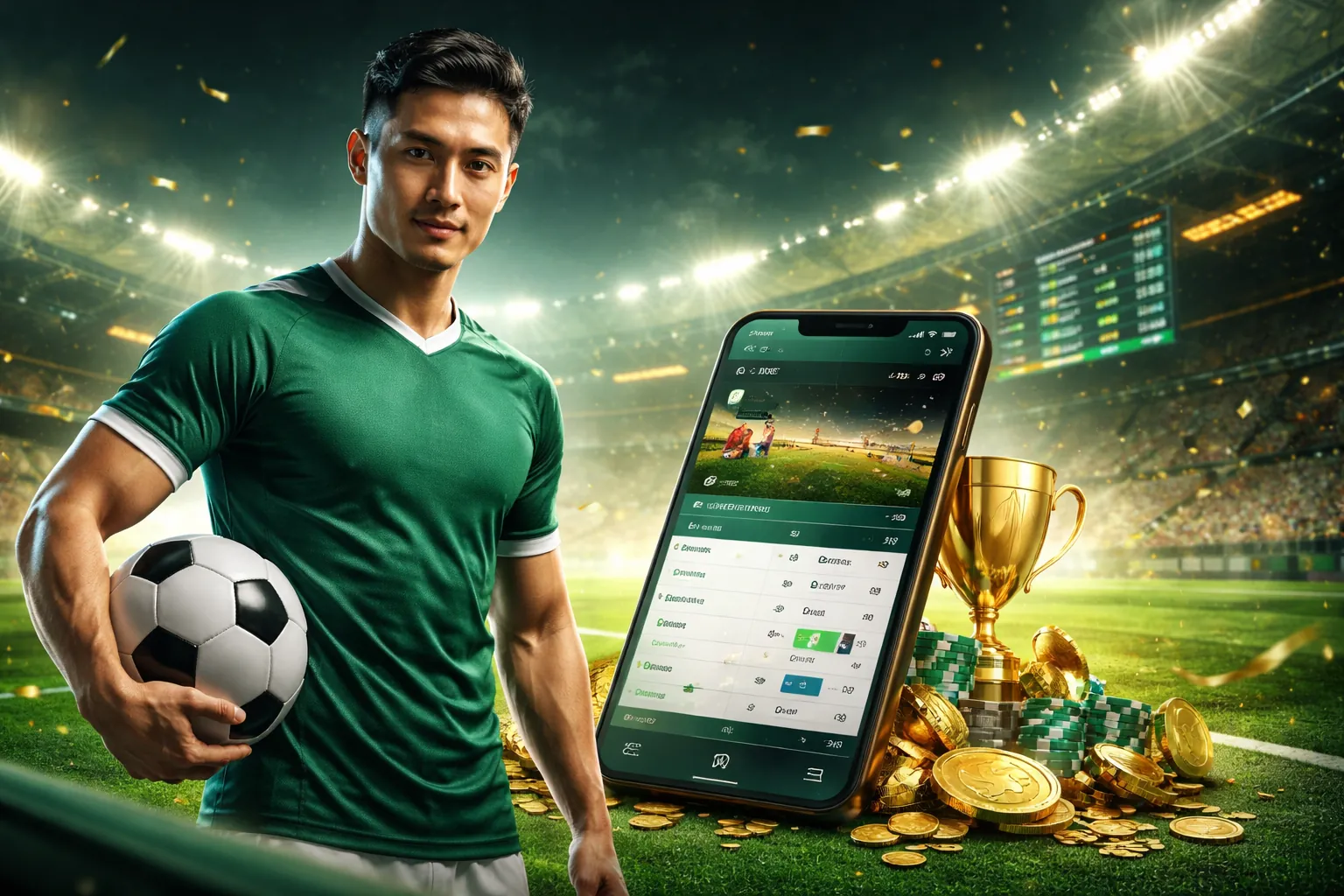 Sân vận động đầy ắp khán giả, biểu tượng cá cược thể thao 789win vip